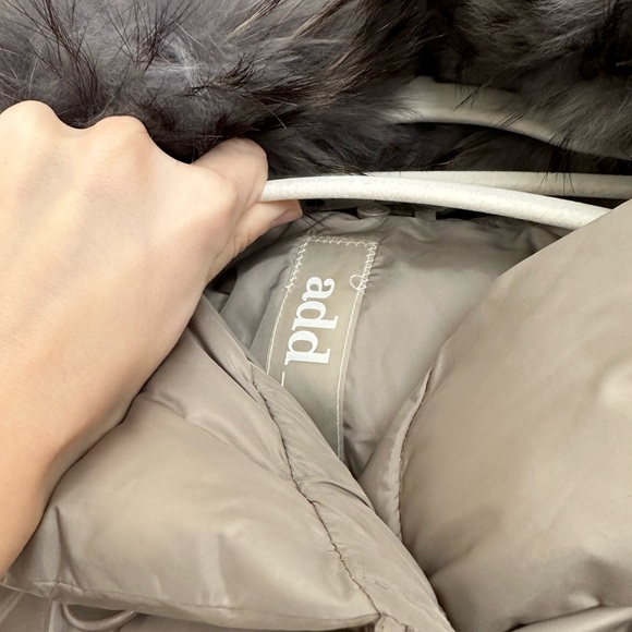 ADD Down Coat with Fur Collar - Picture 6 of 6